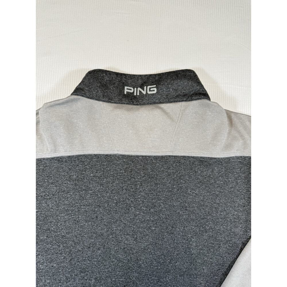 Ping Sensorcool Quarter Zip Pullover Xl Gray Osu … - image 7
